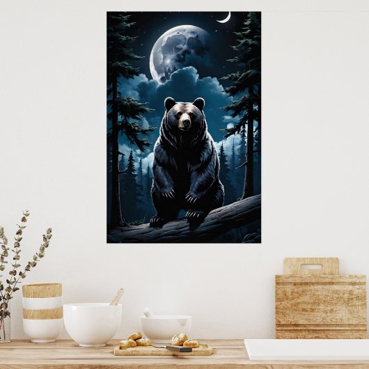 Volledig bewegend Beer Poster (Keuken)