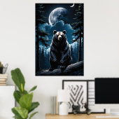 Volledig bewegend Beer Poster (Thuiskantoor)