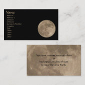 Volledig bewegend Visitekaartje personaliseer uw k (Voorkant / Achterkant)