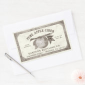 Volledig bewerkbare Apple Cider Label Grunge (Envelop)
