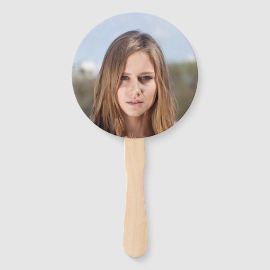 Volledig bewerkbare kleuren Baseball Jersey Stripe Handwaaier (Achterkant)