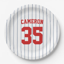 Volledig bewerkbare kleuren Baseball Jersey Stripe