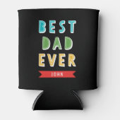 Volledig bewerkbare kleuren Beste ooit Koelbox Blikjeskoeler (Voorkant)