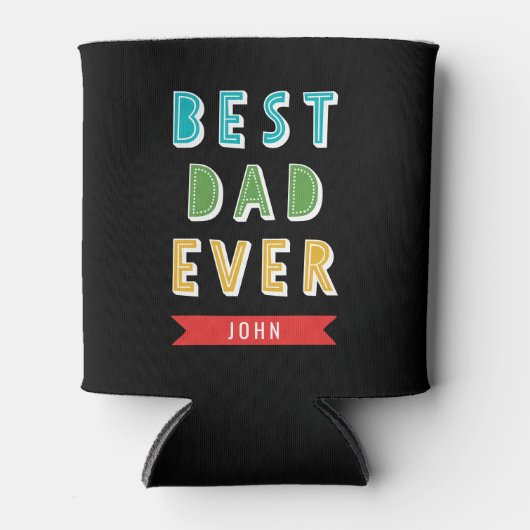 Volledig bewerkbare kleuren Beste ooit Koelbox Blikjeskoeler (Voorkant)