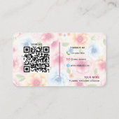 Volledig  bloemen visitekaartje (Achterkant)