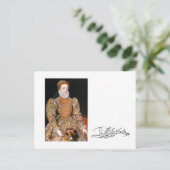 Volledig Body Portret van koningin Elizabeth I van Briefkaart (Staand voorkant)