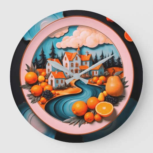 Volledig Bord Grote Klok (Voorkant)