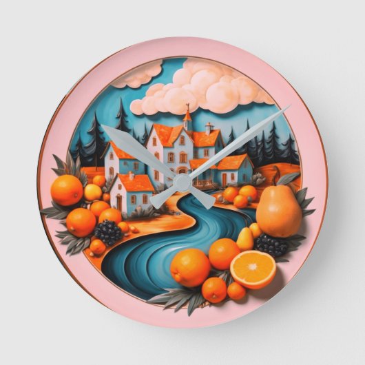 Volledig Bord Ronde Klok (Voorkant)