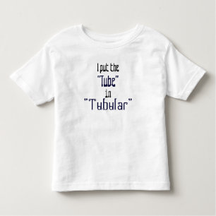 Volledig "buisvormige" artikelen kinder shirts