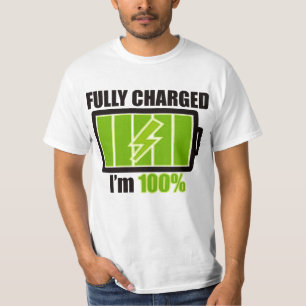 VOLLEDIG_CHARGED_BATTERY T-SHIRT