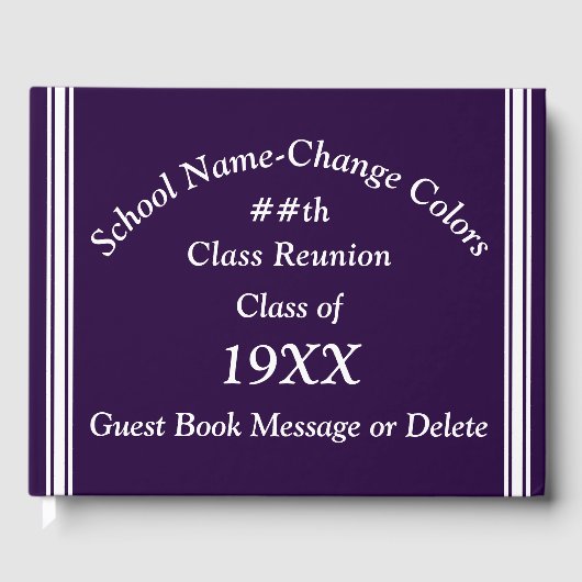 Volledig , Class Reunion Gastboeken, Gastenboek (Voorkant)