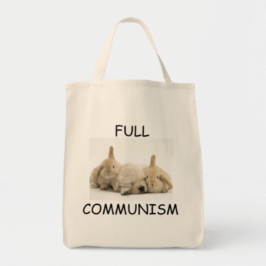 Volledig communisme Puppy and Bunnies Tas (Voorkant)