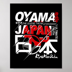 Volledig contact Kyokushin Karate Poster