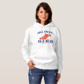 Volledig Crazy 26,2 Mijl Hoodie (Voorkant volledig)