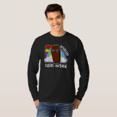 Volledig dood in Funny Rainbow Coffin Cute Chee T-shirt (Voorkant volledig)