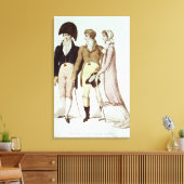 Volledig en half volledige jurken voor april canvas afdruk (Insitu (Woonkamer))