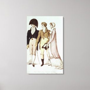 Volledig en half volledige jurken voor april canvas afdruk