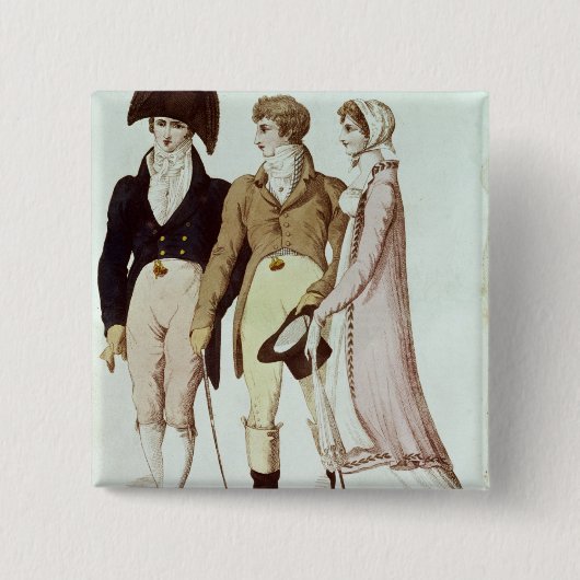 Volledig en half volledige jurken voor april vierkante button 5,1 cm (Voorkant)