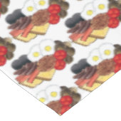 Volledig Engels Breakfast UK British Cuisine Pub F Tafelkleed (Gekanteld)