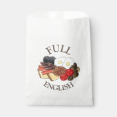 Volledig Engels Breakfast UK British Food Cuisine Bedankzakje (Voorkant)