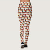Volledig Engels Breakfast UK British Food Cuisine Leggings (Achterkant)