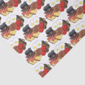 Volledig Engels Breakfast UK British Food Cuisine Tissuepapier (Detail)