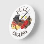 Volledig Engels ontbijt Brits ontbijt - Britse Din Ronde Klok (Hoek)