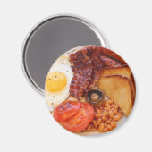 Volledig Engels ontbijt Magneet (Voorkant / Achterkant)