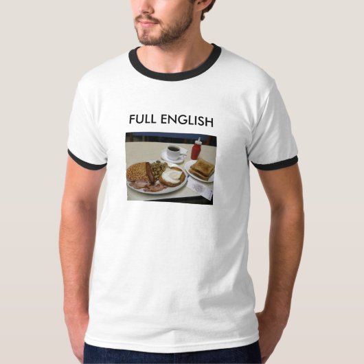 VOLLEDIG ENGELS T-SHIRT (Voorkant)