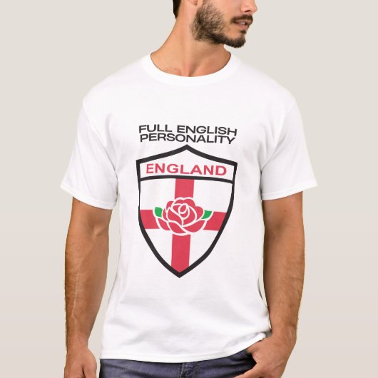 Volledig Engelse persoonlijkheid T-shirt (Voorkant)