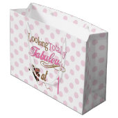 Volledig Fabulous 1st Birthday Large Cadeautasje (Achterkant Gekanteld)