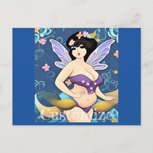 Volledig-figuur Fairy Goddess Thunder_Cove Briefkaart (Voorkant)
