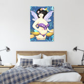 Volledig-figuur Fairy Goddess Thunder_Cove Canvas Afdruk (Insitu (Slaapkamer))