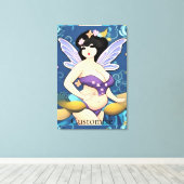 Volledig-figuur Fairy Goddess Thunder_Cove Canvas Afdruk (Insitu (Houten vloer))