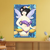 Volledig-figuur Fairy Goddess Thunder_Cove Canvas Afdruk (Insitu (Woonkamer))