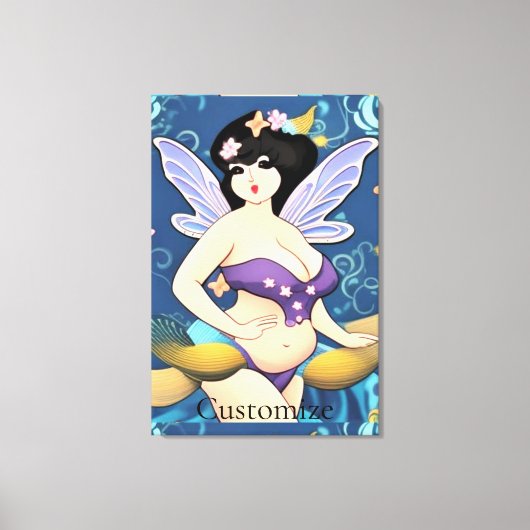 Volledig-figuur Fairy Goddess Thunder_Cove Canvas Afdruk (Voorkant)