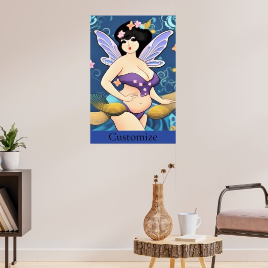 Volledig-figuur Fairy Goddess Thunder_Cove Poster (Woonkamer 3)