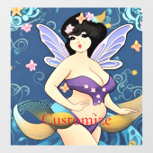 Volledig-figuur Fairy Goddess Thunder_Cove Raamsticker (Vel)
