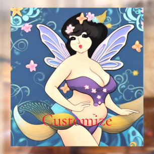 Volledig-figuur Fairy Goddess Thunder_Cove Raamsticker