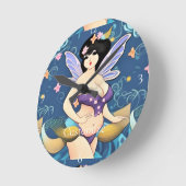 Volledig-figuur Fairy Goddess Thunder_Cove Ronde Klok (Hoek)