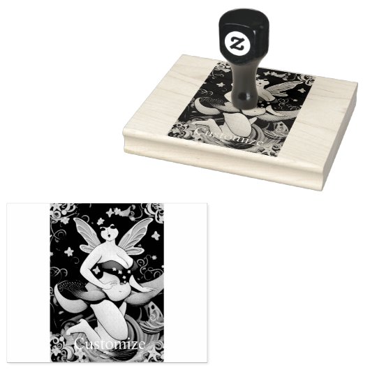 Volledig-figuur Fairy Goddess Thunder_Cove Rubberstempel (Gestempeld)