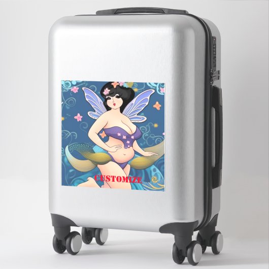 Volledig-figuur Fairy Goddess Thunder_Cove Sticker (Koffer)