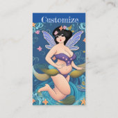 Volledig-figuur Fairy Goddess Thunder_Cove Visitekaartje (Achterkant)