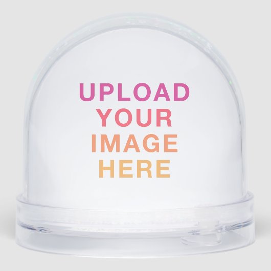 Volledig formaat Afbeelding Foto leeg Sneeuwbol (Achterkant)