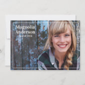 Volledig foto Afstuderen Aankondiging (Voorkant)