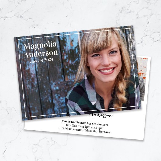 Volledig foto Afstuderen Aankondiging