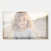 Volledig fotoontwerp met aangepaste naam post-it® notes (Voorkant)