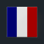 Volledig Franse vlag Vierkante Button 5,1 Cm<br><div class="desc">Afbeelding heeft de vlag van Frankrijk of de Franse vlag, die het object volledig bedekt. Een geweldige manier voor reizigers om zich een mooie Franse vakantie, reis of vakantie naar Frankrijk te herinneren. Geweldig dat de Fransen, de Fransen-Amerikanen en de Fransen-Canadezen hun erfgoed, hun cultuur en hun voorouders respecteren. Voeg...</div>