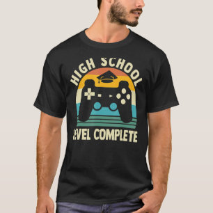 Volledig gamer-Mannen op hoog niveau Afstuderen T-shirt
