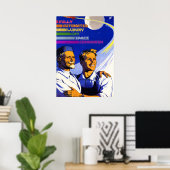 Volledig geautomatiseerd Luxe Gay Space Communisme Poster (Thuiskantoor)